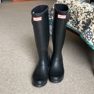 Hunter women’s original tall rain boot